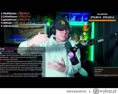 niesepomoc - Video sobie pożyczyłam - wiadomo jest to wycinek ze streama, wiec nie ma...