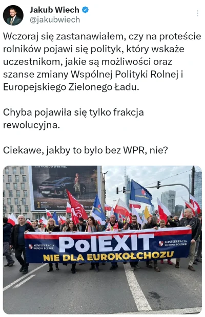 officer_K - Polskojęzycznych onucom z k0nfederacji i r0lnikom popierającym takie tran...