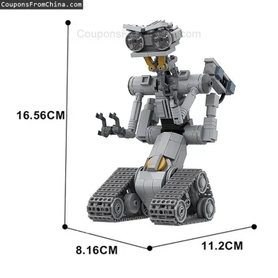 n____S - ❗ 313Pcs Johnny 5 Robot Building Blocks
〽️ Cena: 10.88 USD (dotąd najniższa ...
