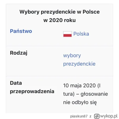 piaskun87 - Dziś rocznica wyborów kopertowych, na które Sasin #!$%@?ł 70 mln zł.

#be...