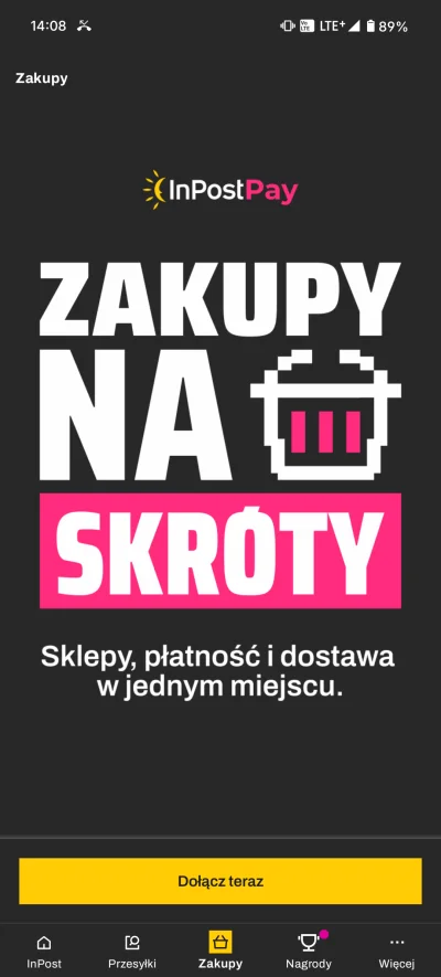 KingOfTheWiadro - @dj_sasek: W apce inpostu jest już opcja robienia zakupów, więc inp...