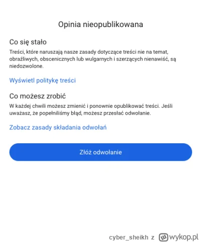 cyber_sheikh - Szczegóły blokady ( ͡° ʖ̯ ͡°)