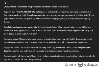 Xaget - dla odmiany, negatyw od AI :)