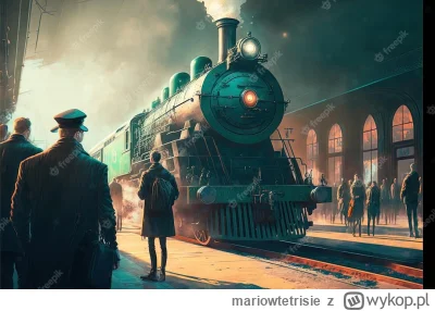 mariowtetrisie - Poznańska lokomotywa tym razem nie wykolejona lecz   dotarła na swoj...