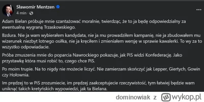 dominowiak - #polityka #konfederacja
Memcen, człowiek, który został Mentzenem.