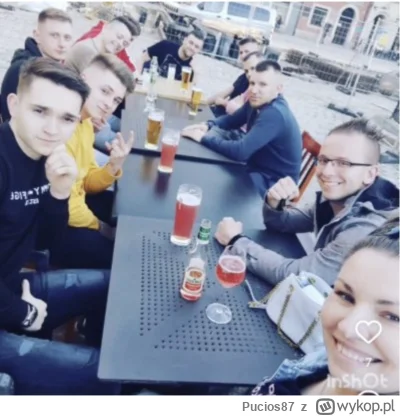 Pucios87 - Pamiątka z poznańskiego eventu, gdzie nasz mentor jako jedyny siedział o s...