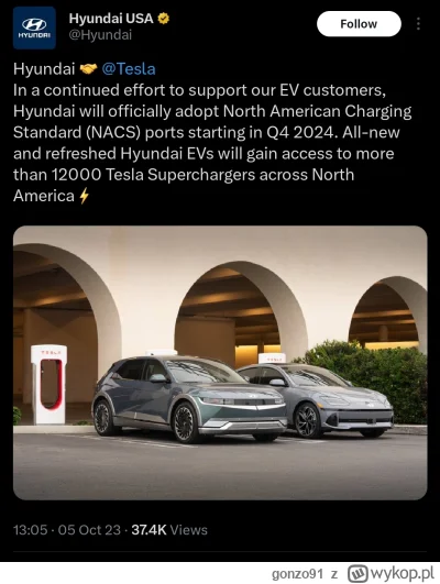 gonzo91 - Hyundai i wszystkie markie zależne już w przyszłym roku będą miały wtyczkę ...