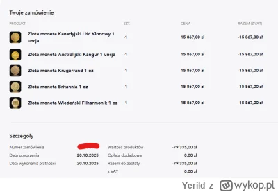 Yerild - Niestety dzisiaj moja historia ze złotem tymczasowo się kończy. Trafiła mi s...