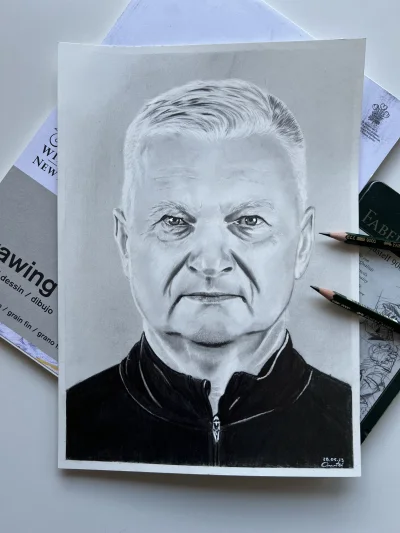 Eint - Jarosław Skrobacz. Portret wykonałem ołówkami na papierze w formacie a4 #rysuj...