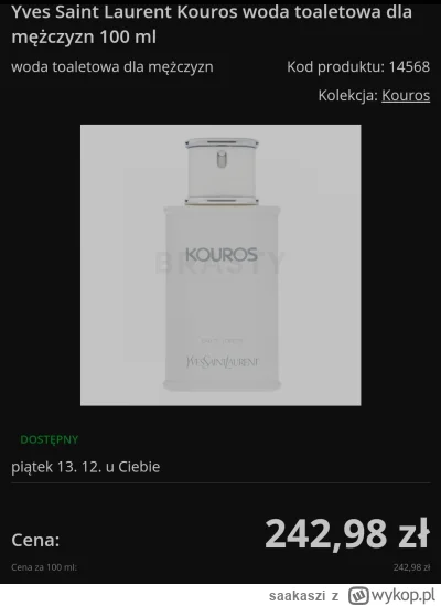 saakaszi - Brasty.pl wie jak zadowolić mirków z tagu #perfumy i specjalnie na święta ...