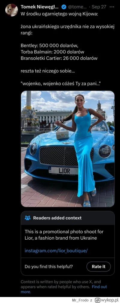 Mr_Frodo - Polecam konto Twitterowicza. Kopalnia ruskiej propagandy w połączeniu z uk...