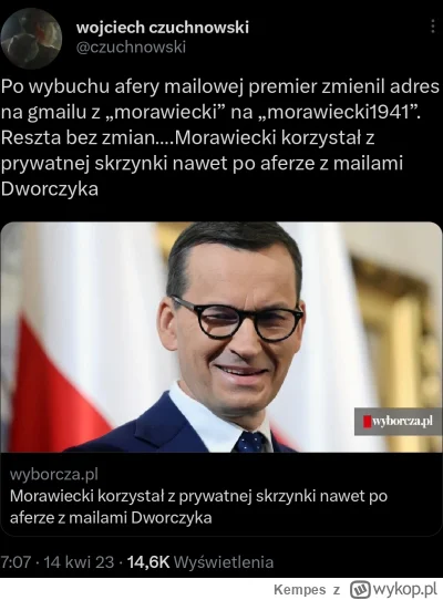 Kempes - #polityka #bekazpisu #bekazlewactwa #dobrazmiana #pis #heheszki 

Ciekawe cz...
