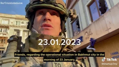 Mikuuuus - >Bachmut 23.01.2023
Aktualna sytuacja

#ukraina #wojna #rosja #wideozwojny