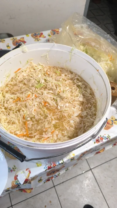 Pesa_elf - Chuop sobie zakisił w tym roku, przynajmniej kapustę xD

#przegryw #gotowa...