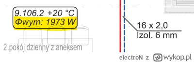 electroN - Mirki, co oznacza "Φ wym" na planie ogrzewania mieszkania? To moc projekto...