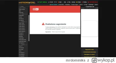 mrdominiks - Jakiś wirus jest na #strumyk? Eset blokuje przy każdej próbie załadowani...