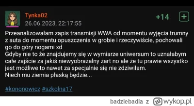 badziebadla - Tymczasem szczyt rozrywki @Tynka02 - oglądanie pogrzebu ćpuna recydywis...