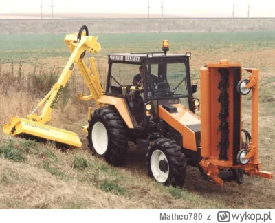 Matheo780 - Renault 704 M to specjalną serią ciągników francuskiego producenta stworz...