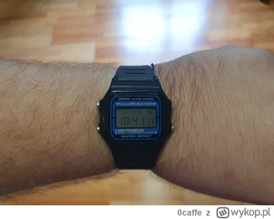 0caffe - Jakie to małe i lekkie, już dwa razy miałem wrażenie że zapomniałem zegarka ...