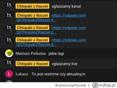 KosmicznyPaczek - Włodarz ukradł kanał na YT Chłopaki z Raszei a teraz zgłasza nowy k...