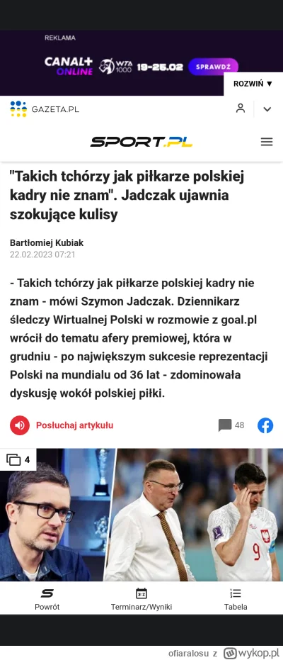 ofiaralosu - Ależ on ma silną psychikę. #jadczak #pilkanozna