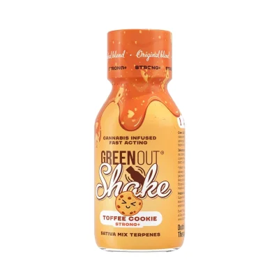 pevka - Greenout Shake Toffee Cookie walnięte 40ml przed chwilą, w smaku chujnia, ani...