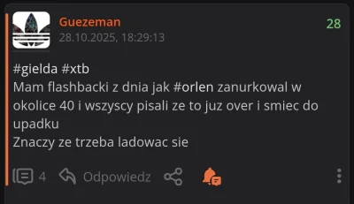 Guezeman - #gielda 

Znowu sie zaczyna na tagu xD
Orlen wiadomo jak sie skonczyl, xtb...