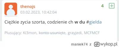 maniek74 - @thenojs: ha tfu