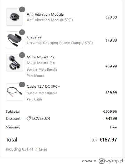 oreze - @mirekkomputronikel: jak budżet jest problemem to quadlock z ali, jak nie jes...