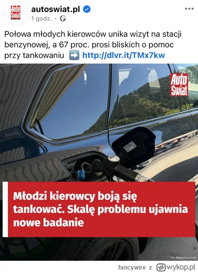 fancywire - #autoswiat #zmoimstarym
hehe ta młodzież dzisiaj, ja w sumie pierwszy raz...