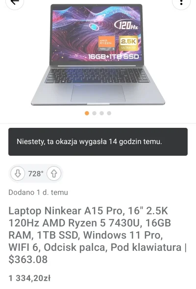 runnerrunner - Kupiłem tego laptopa za taką cenę. 
Podobno dobra, aluminiowa obudowa,...