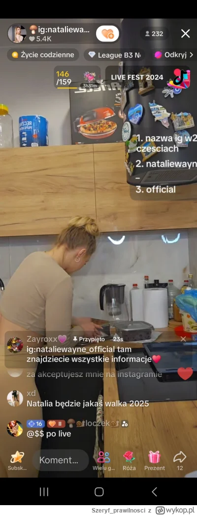 Szeryf_prawilnosci - #famemma najładniejsza polska inlfu piecze ciasteczka