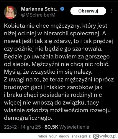 whosyourdaddy_snakegirl - Hej @MariannaSchreiber

Taki contencik może na tym portalu ...