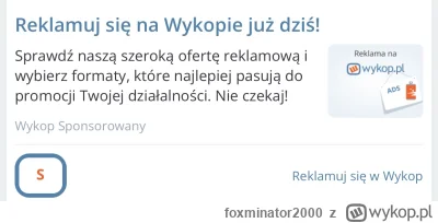 foxminator2000 - #nowywykop #wykop

Murki ktoś chce wykupić reklamusie?