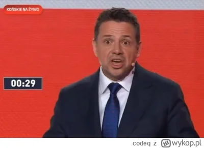 codeq - Trzaskoski:
-Podpisalby ustawę dopłat do kredytów.
-Wstydzi sie tęczowej flag...