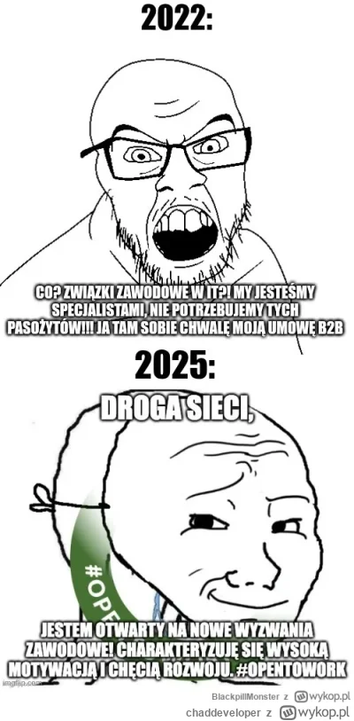 chaddeveloper - Ostatnio wleciał temat wyborów u mnie na daily. Mówimy ja na tego ten...