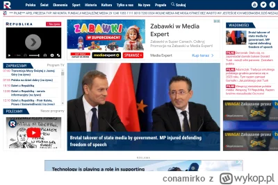 conamirko - Hehe TV Republika wrzuca już nawet artykuły po angielsku żeby lepiej dotr...