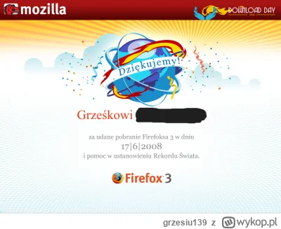 grzesiu139 - Ostatnio był artykuł o Firefoxie. Pytanie - kto w 2008 brał udział w bic...
