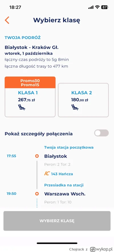 Chojrack - @wykopnet @Ramone @lukija to dlaczego jak wchodzę w tę oferte to ceny są i...