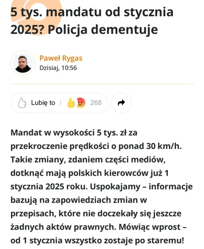 Herato - Najlepsze jest to że jak wprowadza nowy taryfikator mandatów przez 2 tygodni...