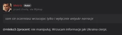 hottomek - #moderacja #ukraina #wojna

Co musi napisać jeszcze ten podżegacz, prowoka...