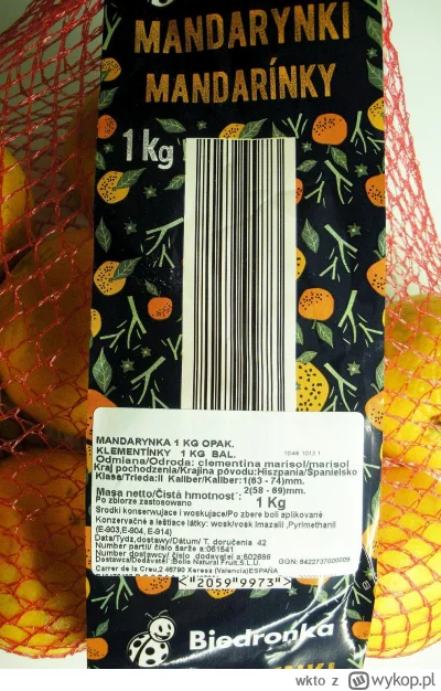 wkto - #listaproduktow
#mandarynki #clementinamarisol Biedronka #biedronka
aktualny p...
