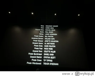 enron - Chłopaki były zachwycone po reżyserskiej wersji #alien - i właśnie wróciliśmy...