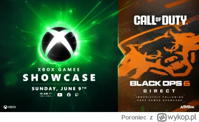 Poroniec - Lista obecności: Xbox Games Showcase 2024 + COD: Black Ops 6 Direct | Star...