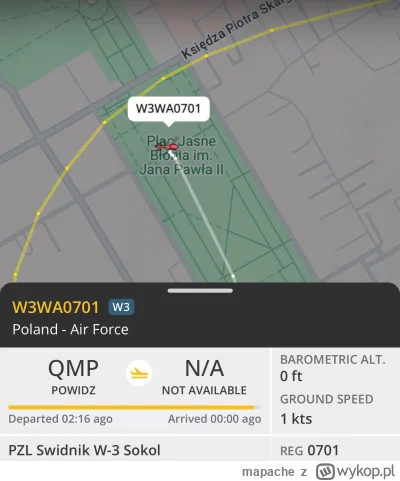 mapache - helikopter wylądował na jasnych?

#szczecin