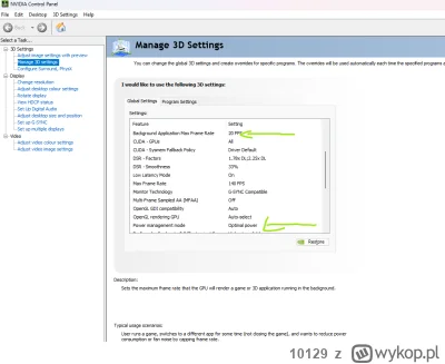 10129 - > Jesli to poskutkuje to co to oznacza - co ogranicza wydajność, karta, cpu?
...