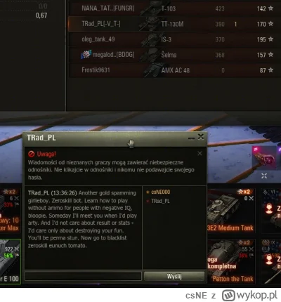 csNE - Mam sie bac?
#wot