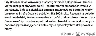 deziom - Izrael uwolnił przetrzymywanego przez terrorystów z hamasu Polaka. Oczywiści...