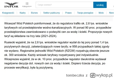 tombeczka - Ceny wody ustalane są przez komunalne spółki samorządowe, a nie rząd. Jeś...