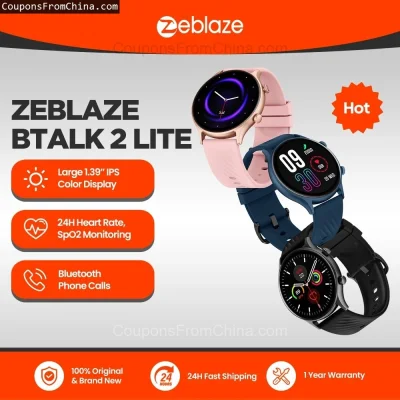 n____S - ❗ Zeblaze Btalk 2 Lite Smart Watch
〽️ Cena: 12.27 USD (dotąd najniższa w his...